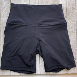 Black Lululemon biker shorts
